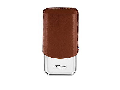 Чехол для сигар Elysee (Коричневый/серебристый)