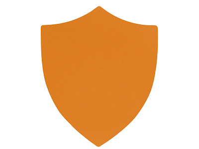 Патч Щит, soft-touch (Оранжевый)