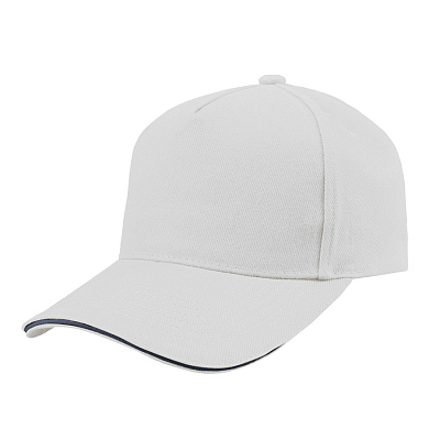 Бейсболка Cover Sandwich 370 (Белый, темно-синий)