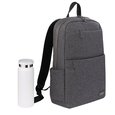 Подарочный набор Forst, Allegra, белый (рюкзак, термобутылка) (Белый, серый)