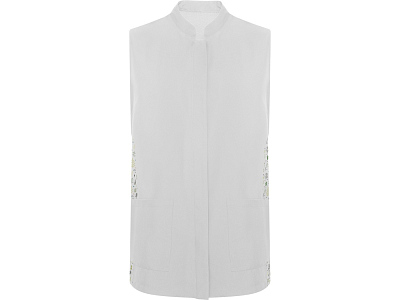 Жилет Aldany, женский (Белый/растительный принт)