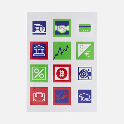 Стикерпак UV-DTF Industry финансы