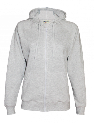 Толстовка на молнии с капюшоном REDFORT Solano 260 (Светлый меланж)