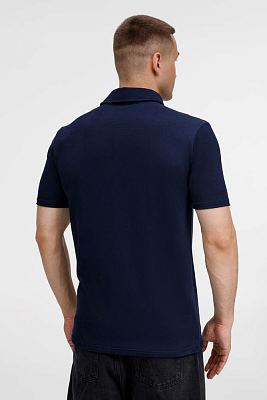 Рубашка поло унисекс Senti, темно-синяя