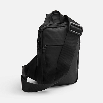 Спортивная кросс-боди сумка UrbanHike, черная (Чёрный)