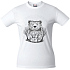 Футболка женская Bear, белая - Фото 2
