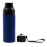 Термобутылка Button Black (черный с синим) - Фото 3