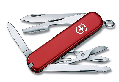Нож перочинный VICTORINOX Executive 74 мм 10 функций красный