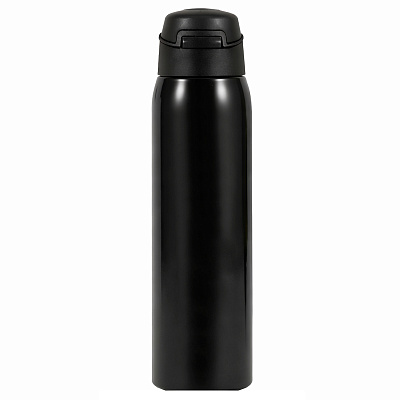 Термобутылка Trekker, чёрная (Чёрный)