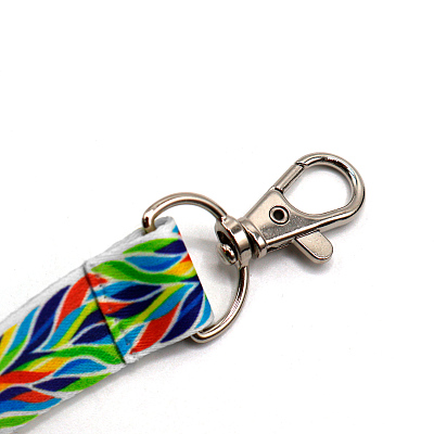 Ланъярд полноцветный Флоу с карабином, 20 мм