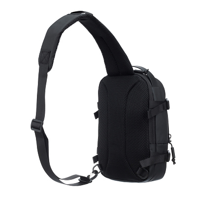 Рюкзак на одно плечо TORBER Xtreme, белый/чёрный, 20 х 8 х 31 см, 5л