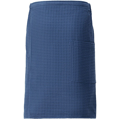 Килт вафельный мужской Onsen, темно-синий, единый размер (Тёмно-синий)