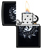 Зажигалка ZIPPO Dragon Eye с покрытием Black Light, латунь/сталь, черная,матовая 38x13x57 мм - Фото 3