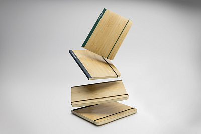 Блокнот Scribe с обложкой из бамбука, А5, 80 г/м²