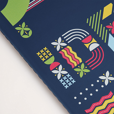 Блокнот Альфа Слим (Alpha slim), синий