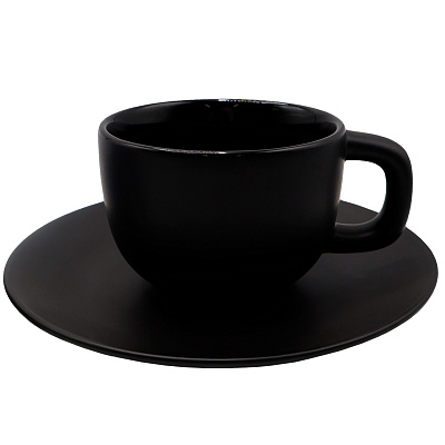 Чайная пара Frozen, чёрная (Чёрный)