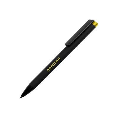 Ручка металлическая шариковая Taper Metal soft-touch