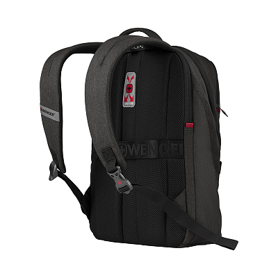 Рюкзак WENGER MX Light 16”, серый, 100% полиэстер, 31х20х44 см, 21 л