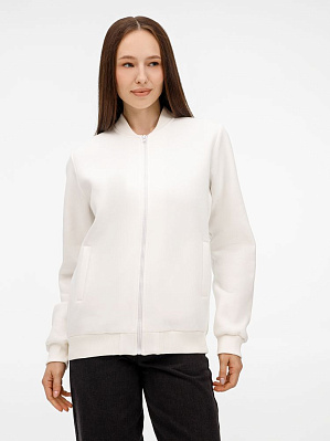 Бомбер унисекс Estado, молочно-белый (Белый)