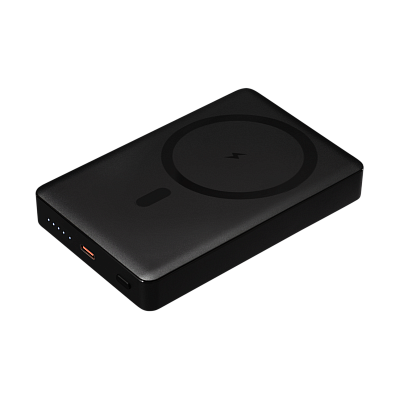 Внешний аккумулятор Atlantis PD Plus 10000mAh с функцией беспроводной зарядки 15W, черный (Чёрный)