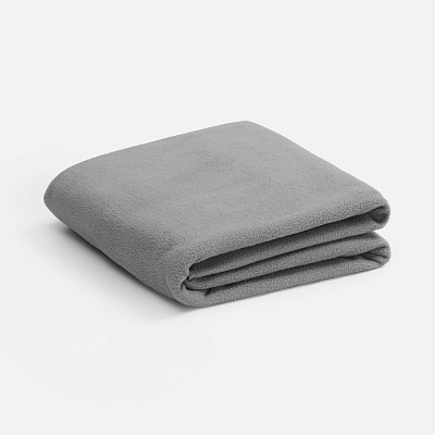 Флисовый плед Warm&Peace  (Серый)