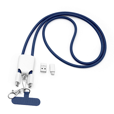 Кабель - ланьярд МультиЛинк 66 Вт  (Синий)