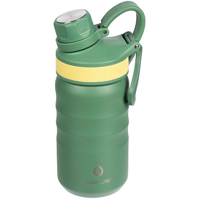 Термобутылка Fujisan 2.0, зеленая (Зеленый)