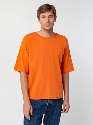 Футболка унисекс оверсайз Street Vibes, фиолетовая (Оранжевый)