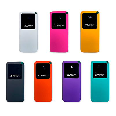 Внешний аккумулятор Kris soft touch 10000mAh (Синий)