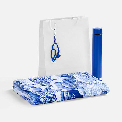 Набор «Год чудес», белый с синим (Синий) Набор «Год чудес», белый с синим (Синий)