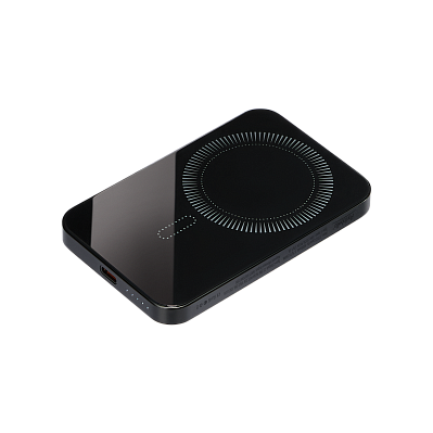 Внешний аккумулятор Artex PD 5000mAh с функцией беспроводной зарядки 15W, черный (Чёрный)
