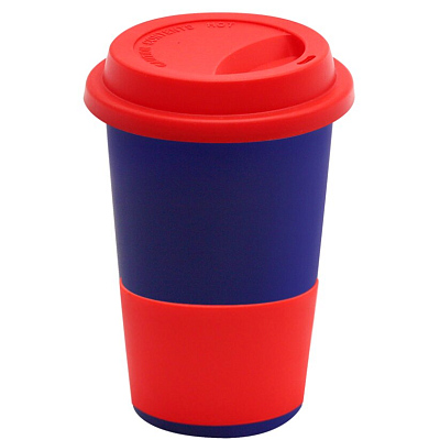 Кружка Magic To Go  (Темно-синий/ красный)