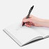 Ручка шариковая Undertone Black Soft Touch, серая - Фото 4