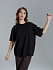 Футболка оверсайз Kangas, черная - Фото 12