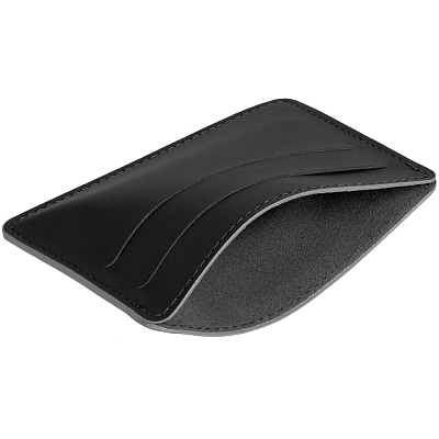 Чехол для карточек Shall Simple, черный (Чёрный)