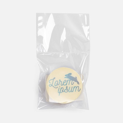 Печенье Dream White в белом шоколаде, круг