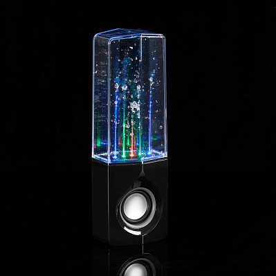 Bluetooth-колонка с поющим фонтаном Fuente, черная (Чёрный) Bluetooth-колонка с поющим фонтаном Fuente, черная (Чёрный)