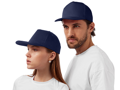 Бейсболка Mix (Тёмно-синий)