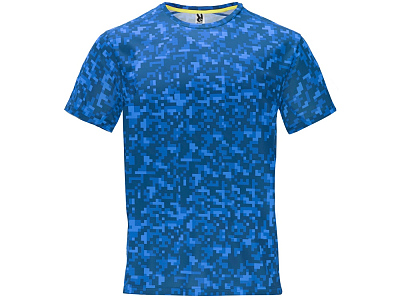 Спортивная футболка Assen мужская (Пиксельный королевский синий)
