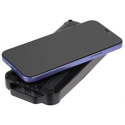 Аккумулятор защищенный Total Control 10000 мАч, черный с серым (Серый)