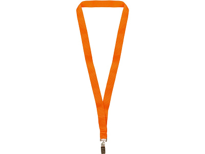 Ланъярд из RPET с клипом (Оранжевый) Ланъярд из RPET с клипом (Оранжевый)