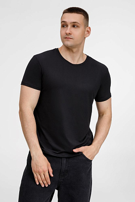 Футболка унисекс Senti, черная (Чёрный)