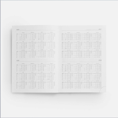 Ежедневник Nebraska, недатированный, черный