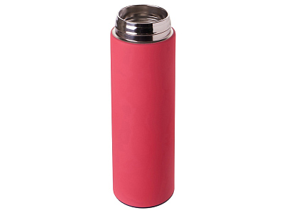 Термос FAMILY MARK LED, индикатор, soft touch