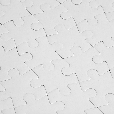 Пазл для сублимационной печати Stamper, белый