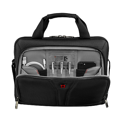 Сумка для ноутбука WENGER BC Free 14'', чёрный, 100% полиэстер, 35x26x6 см, 5 л