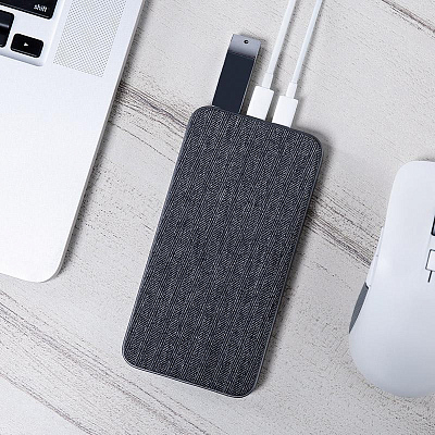 ПЗУ ZMI 10000 Ligtning Grey, темно-серый