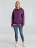 Толстовка с капюшоном унисекс Hoodie, фиолетовый меланж - Фото 8