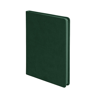 Ежедневник недатированный Softie, формат А5, в клетку (Темно-зеленый)