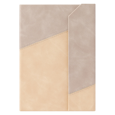 Ежедневник B2Book Magnetic Medio Diagonal 1/2  (Бежевый)